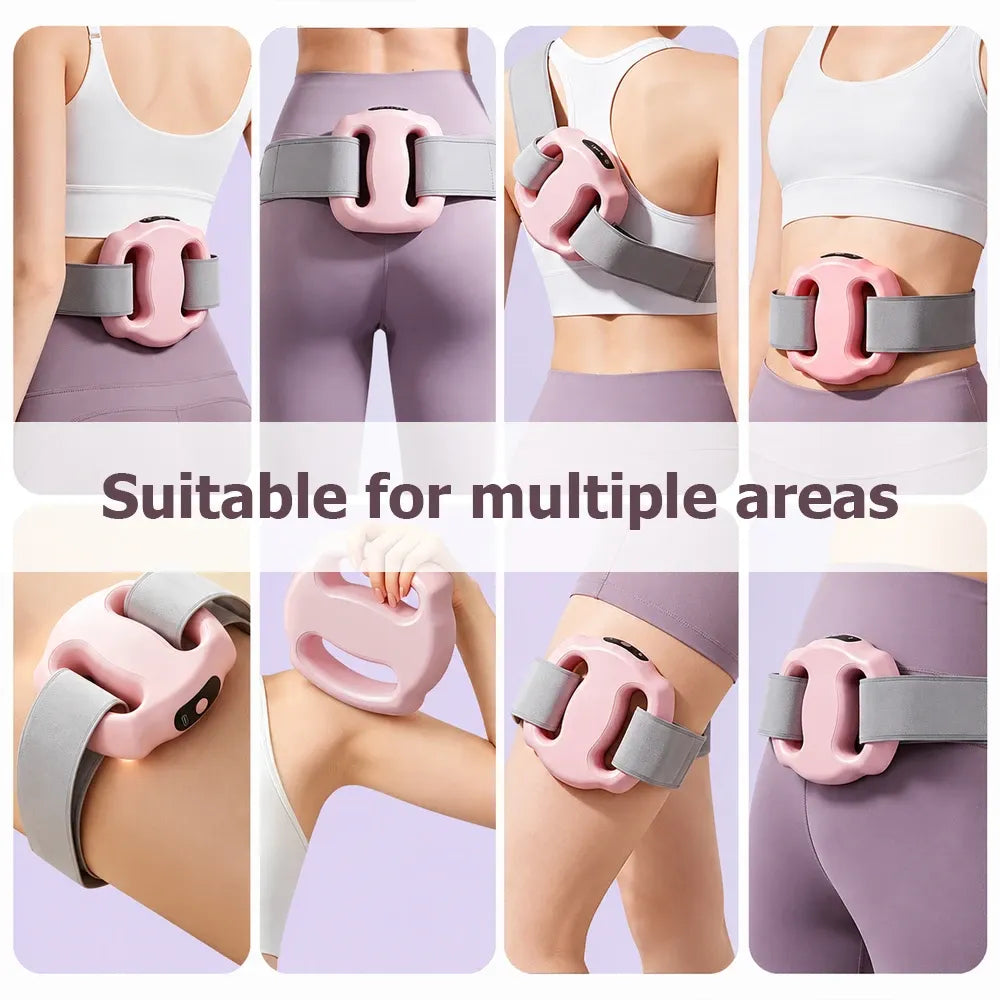 Mini Handheld Electric Massager, Rechargeable 3-Mode Vibration, Multi-Body Part Relief for Back Waist Abdomen Arms, Lightweight Portable, Great Gift & Personal Use(black)