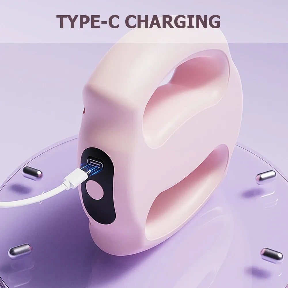 Mini Handheld Electric Massager, Rechargeable 3-Mode Vibration, Multi-Body Part Relief for Back Waist Abdomen Arms, Lightweight Portable, Great Gift & Personal Use(black)
