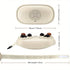Smart Heating Abdominal Massager with Red Light & Moxa Therapy, 3 Intensity Levels, Forward/Reverse Kneading, for Waist Belly Back, Great Gift & Personal Use