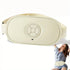 Smart Heating Abdominal Massager with Red Light & Moxa Therapy, 3 Intensity Levels, Forward/Reverse Kneading, for Waist Belly Back, Great Gift & Personal Use