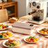 900ml Cordless Electric Heating Lunch Box, 7200mAh Battery, Grey Colour