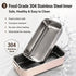 900ml Cordless Electric Heating Lunch Box, 7200mAh Battery, Grey Colour
