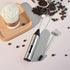 Electric Milk Frother Egg Beater 2-in-1 Type-C Charging Aluminum Alloy Body Dual Interchangeable Heads 1200mAh Coffee Foamer Mixer