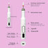 Multi-Functional Nail Drill, 3-Speed, Gentle Gel Removal（WHITE）