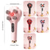 Cat Paw Full-Body Massage Comb, Multi-Level Microcurrent + Red Light, Detachable & Washable, Stress Relief for Office & Students(black)