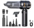 Portable Cordless Vacuum, 4-in-1 Suction/Blow/Inflate/Deflate, Car & Home Multi-Functional Cleaner, Strong Powerful Suction(Silver purple)