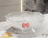 Light Luxury Floral Drainage Fruit Bowl, Petal-Shaped Pedestal Serving Tray, Large Capacity Snack & Home Décor(grey)