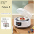 Multifunctional Yogurt Machine Intelligent Constant Temperature Fermentation Food Grade Stainless Steel Space Saving Kitchen(1.2L mechanical version +304 steel liner)
