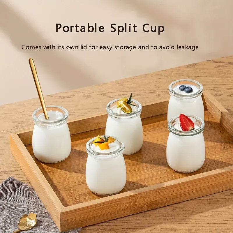 Multifunctional Yogurt Machine Intelligent Constant Temperature Fermentation Food Grade Stainless Steel Space Saving Kitchen(1.2L mechanical version +304 steel liner)