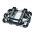 A4-Size Foldable Shopping Trolley, Stainless Steel, 25kg Load Capacity