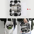 A4-Size Foldable Shopping Trolley, Stainless Steel, 25kg Load Capacity