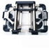 A4-Size Foldable Shopping Trolley, Stainless Steel, 25kg Load Capacity