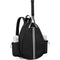 Tennis/Badminton/Squash Multi-Functional Backpack, 3-Way Carrying & Hidden Hook, Perfect for Court & Commute(BLACK)
