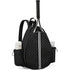 Tennis/Badminton/Squash Multi-Functional Backpack, 3-Way Carrying & Hidden Hook, Perfect for Court & Commute(BLACK)