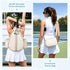 Tennis/Badminton/Squash Multi-Functional Backpack, 3-Way Carrying & Hidden Hook, Perfect for Court & Commute(BLACK)