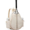 Tennis/Badminton/Squash Multi-Functional Backpack, 3-Way Carrying & Hidden Hook, Perfect for Court & Commute（white）