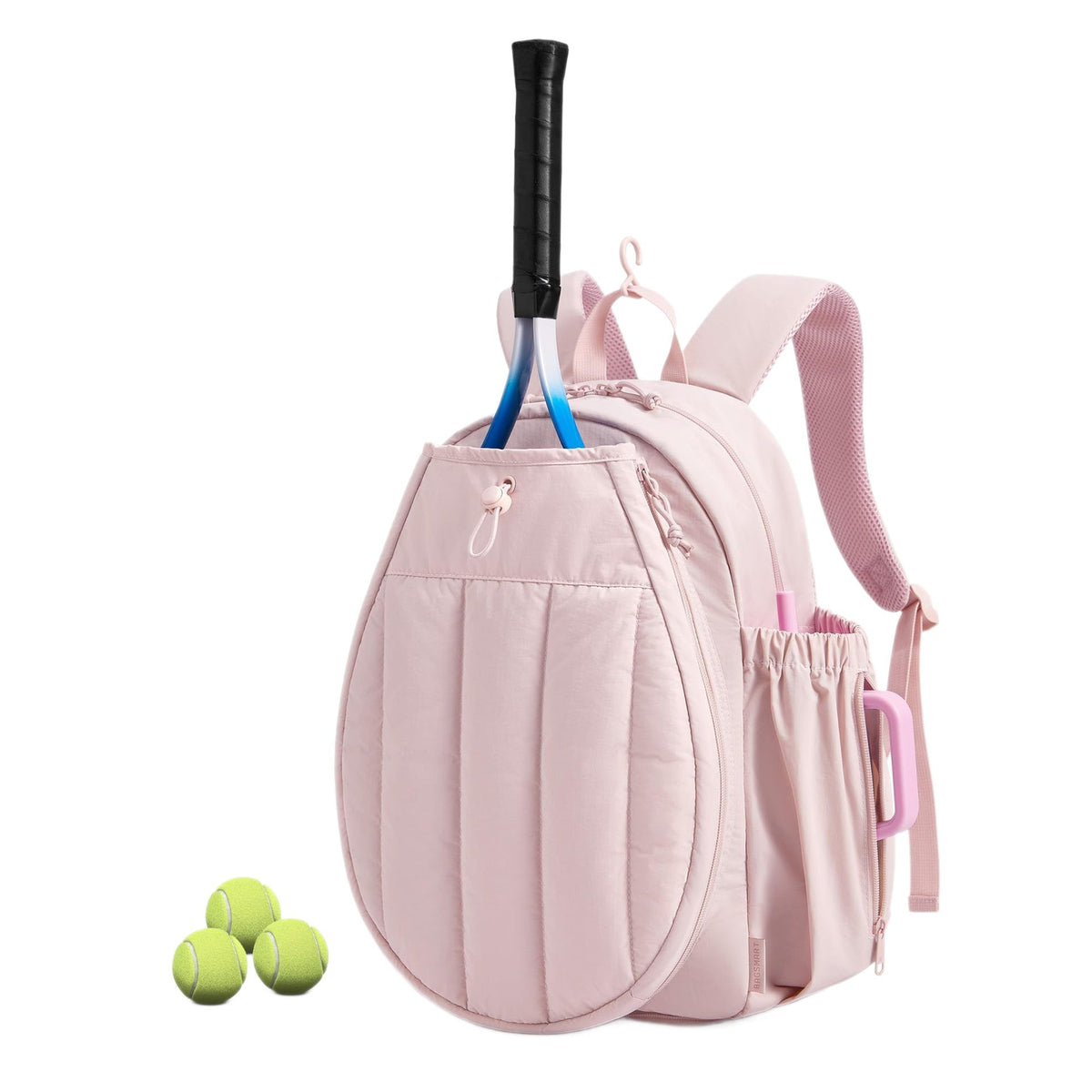 Versatile Tennis Backpack: 20L Large Capacity, Separate Shoe Compartment, All-in-One for Commuting & Training 🎾(camel)