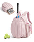 Versatile Tennis Backpack: 20L Large Capacity, Separate Shoe Compartment, All-in-One for Commuting & Training 🎾(camel)
