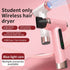 Wireless Ionic Hair Dryer: Portable, Rechargeable, Hot & Cold Air, Fast Drying — Perfect for Home, Travel & Dorm.*white