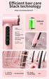 Wireless Ionic Hair Dryer: Portable, Rechargeable, Hot & Cold Air, Fast Drying — Perfect for Home, Travel & Dorm.*white