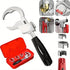 Heavy Duty Plumbing Wrench, 80mm Jaw, ABS Handle, Ideal for Narrow Areas(BLACK Insert card installation)
