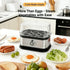 Multifunctional Stainless Steel Egg Cooker, 6-Egg Capacity, with Timer