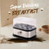 Multifunctional Stainless Steel Egg Cooker, 6-Egg Capacity, with Timer