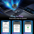 2 in 1 Wireless CarPlay and Android Auto Adapter Plug and Play Carplay Adapter