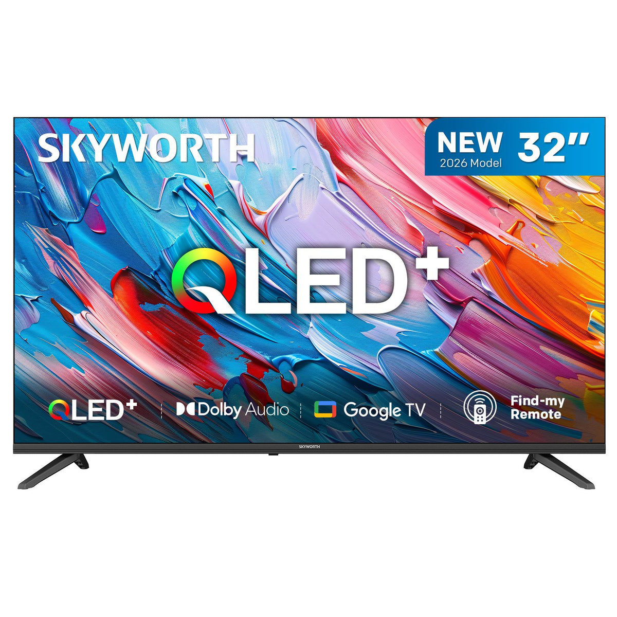 Q5600H 32''-QLED+ Smart Google TV, HD, HDR10 HLG, Find-My Remote, Dolby Audio, Screen Casting, Bezel Less Design, Voice Control