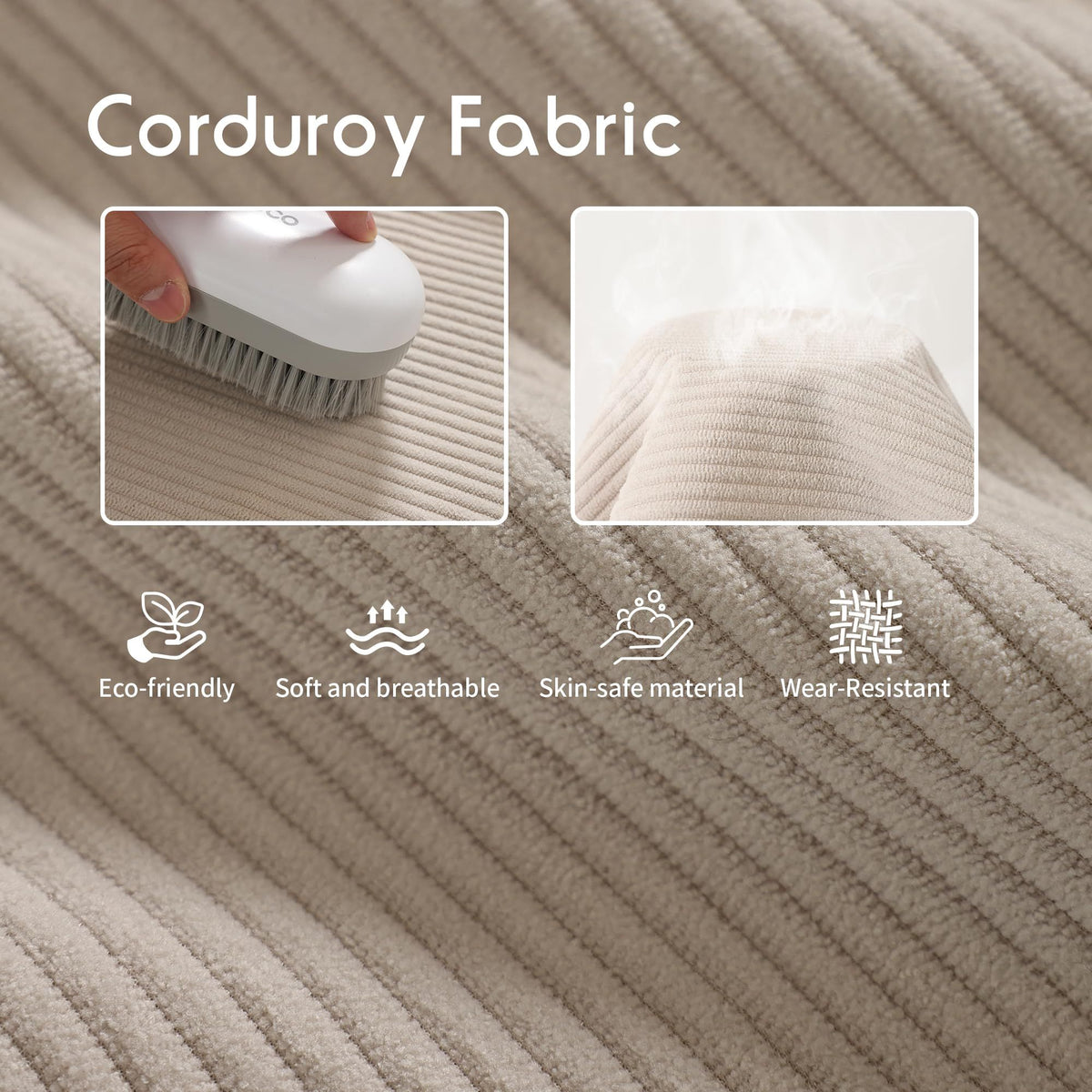 Cozy Reading Pillow with Arms for Bed, Perfect for Relaxing, Reading, Gaming, and More, 80*40*60cm (Beige Gray)