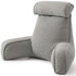 Comfortable Reading Pillow with Armrests for Bed & Sofa Relaxation, Gaming, and Lazy Days, 80*40*60cm (light gray)