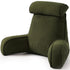 Bedrest Pillow with Arms for Reading, Gaming, Lounging on Bed or Couch, 80*40*60cm (olive green)