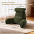 Bedrest Pillow with Arms for Reading, Gaming, Lounging on Bed or Couch, 80*40*60cm (olive green)