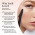 Dermaplaning Razors for Smooth Facial Hair Removal & Gentle Exfoliation for Home Beauty Routines (black)