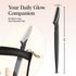 Dermaplaning Razors for Smooth Facial Hair Removal & Gentle Exfoliation for Home Beauty Routines (black)