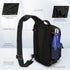 Sling Fishing Bag For Adventure Anglers - Ideal For Hiking, Kayaking, Fishing Trips (Dark Camouflage Black)