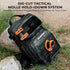 Sling Fishing Bag For Adventure Anglers - Ideal For Hiking, Kayaking, Fishing Trips (Dark Camouflage Black)