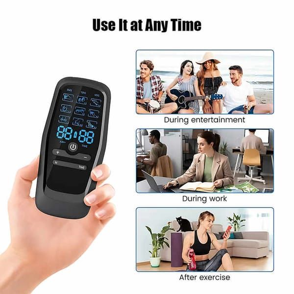 Portable Full-Body Massage Device for Muscle Relaxation & Daily Pain Relief (Black)