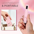 Portable UV Nail Lamp for At-Home Gel Polish Curing, Manicure & Pedicure On-the-Go (Pink)