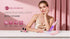 Portable UV Nail Lamp for At-Home Gel Polish Curing, Manicure & Pedicure On-the-Go (Pink)