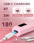 Portable Handheld UV Nail Lamp for Quick Gel Nail Polish Curing On-The-Go (pink)