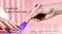 Portable Handheld UV Nail Lamp for Quick Gel Nail Polish Curing On-The-Go (pink)