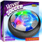 Indoor Hover Soccer Ball for Kids 5-12, Light-Up Fun for Birthday Gifts and Games (iridescent transparent)