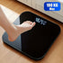 Digital Bathroom Scale Smart Scale Accurate Weight Scale High Capacity Scale - Black - Size 01