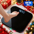 Digital Bathroom Scale Smart Scale Accurate Weight Scale High Capacity Scale - Black - Size 01
