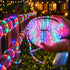 Solar LED String Lights Colorful Party Lights Outdoor Solar Fairy Lights - White - Size 10m