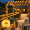Solar LED String Lights Colorful Party Lights Outdoor Solar Fairy Lights - White - Size 5m