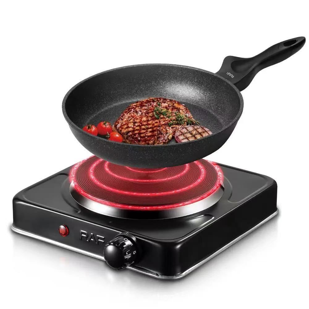 Portable Induction Cooktop Kitchen Appliance Efficient Cooking Compact Cooktop - Black - Size 01