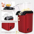 Electric Popcorn Maker Hot Air Popcorn Machine Home Popcorn Popper Healthy - Red - Size 01