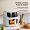 8L Air Fryer Digital Air Fryer Large Capacity Air Fryer Healthy Cooking - White - Size 01